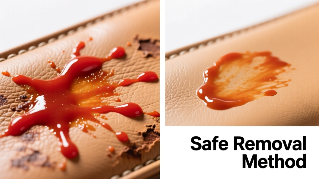 How to Remove Tomato Sauce from Leather Safely