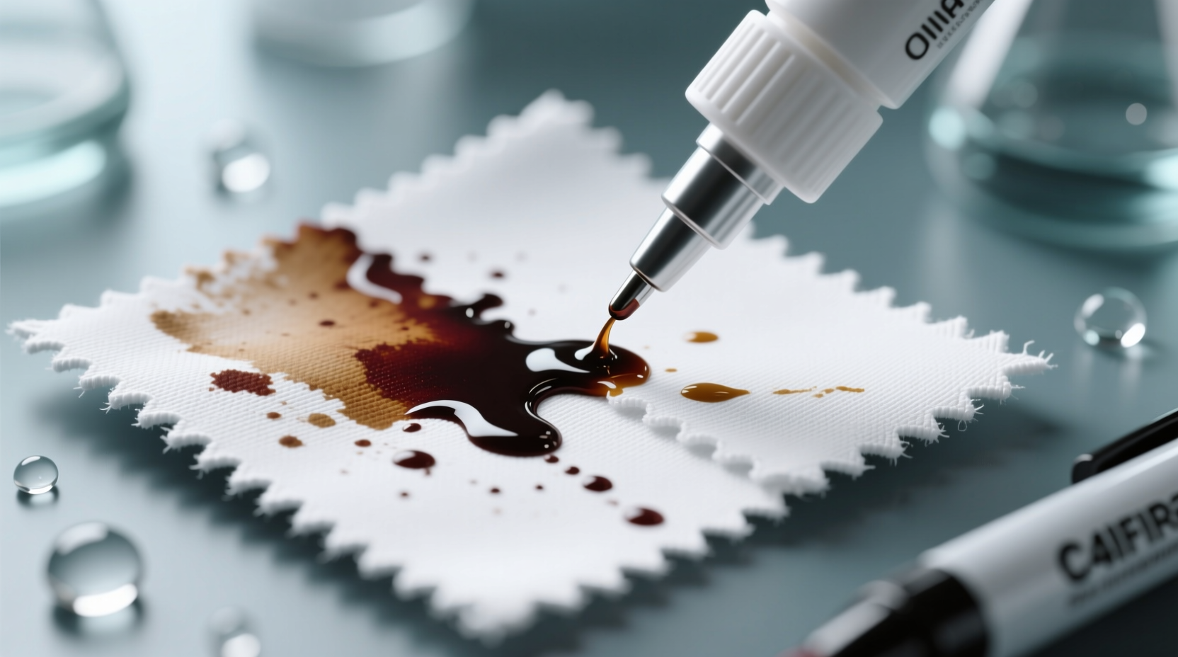 ink removal on polyester blends without heat