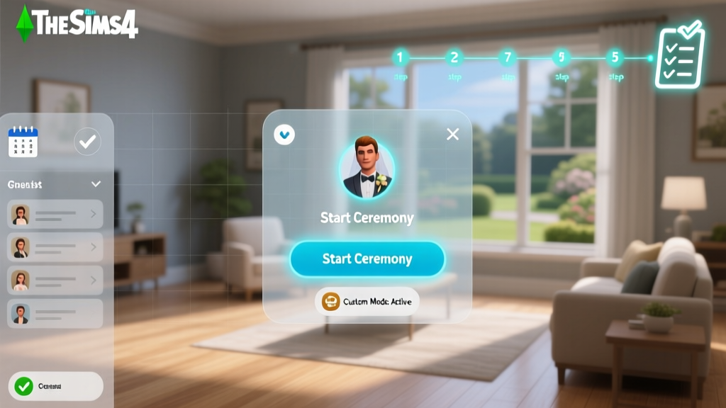 How to Start the Wedding Ceremony in Sims 4