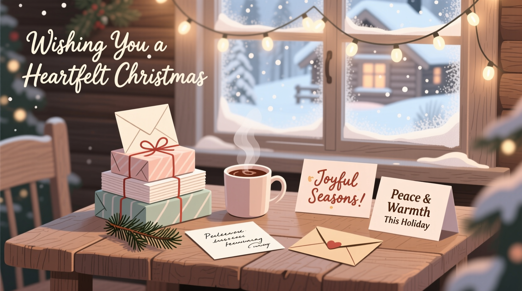 what do you write inside a christmas card