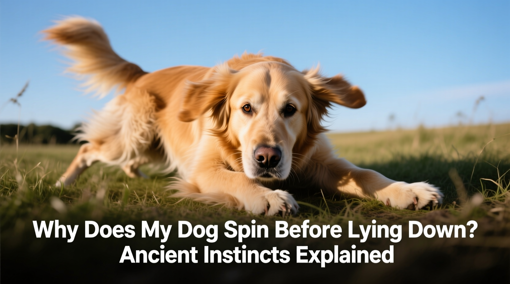 why does my dog spin before lying down ancient instincts explained