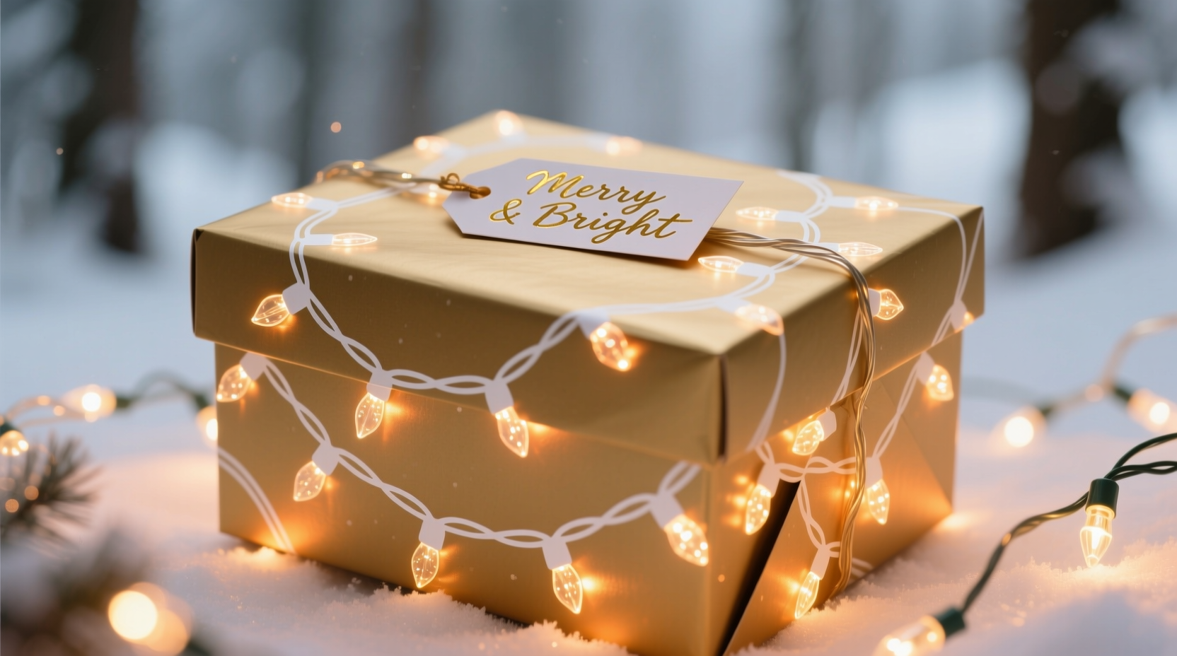 how to wrap presents with christmas light patterns creatively