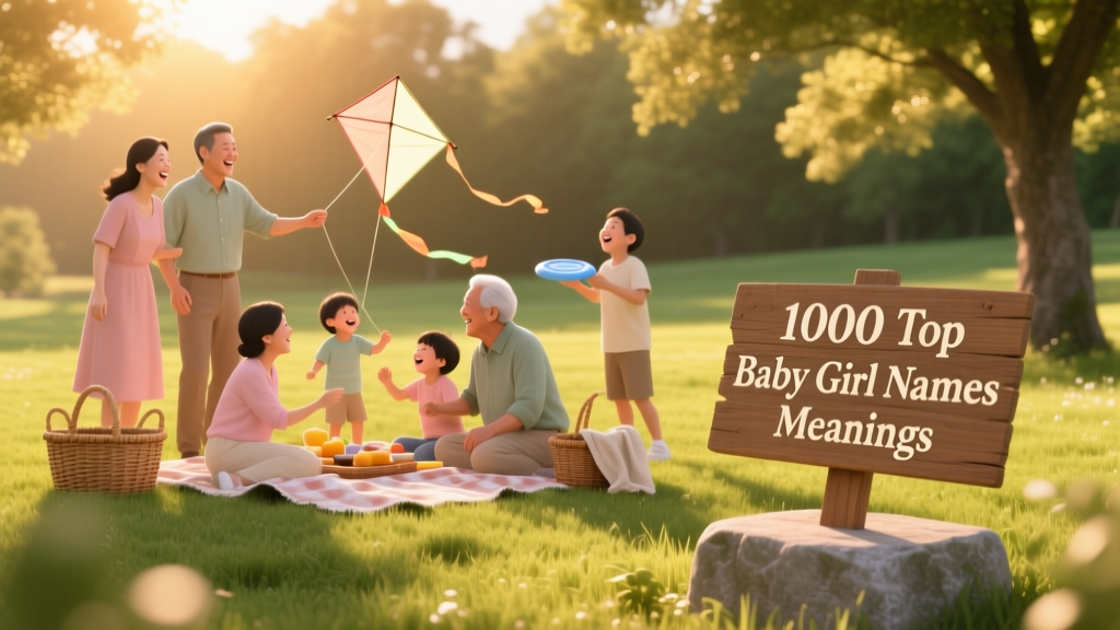 1000 Top Baby Girl Names and Their Meanings: A Research-Based Guide for Intentional Parenting