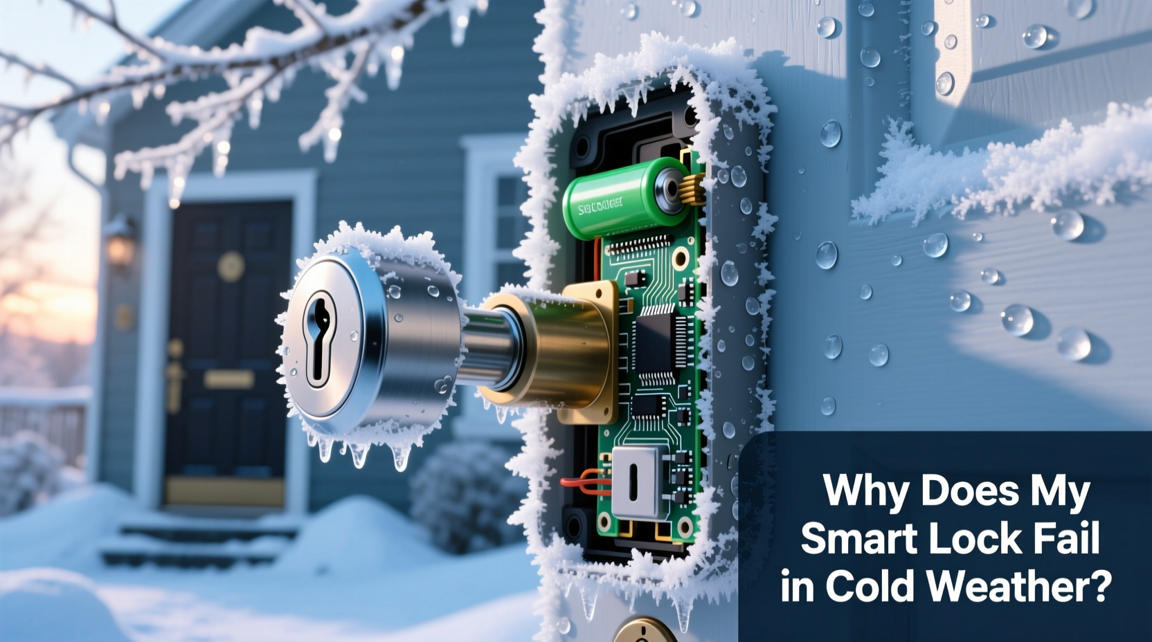 why does my smart lock fail in cold weather preventing winter malfunctions