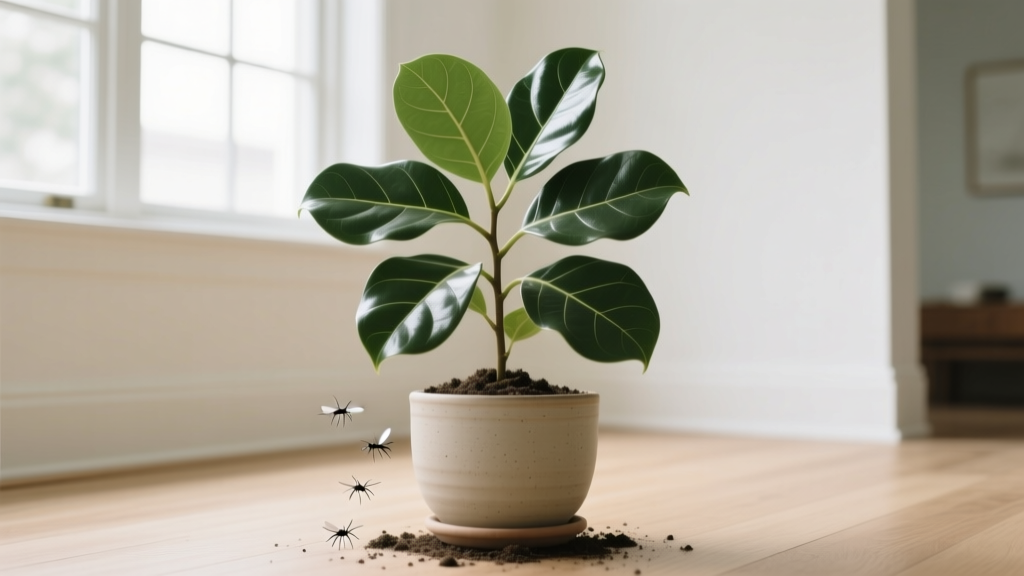 Get Rid of Fungus Gnats on Plants Indoors