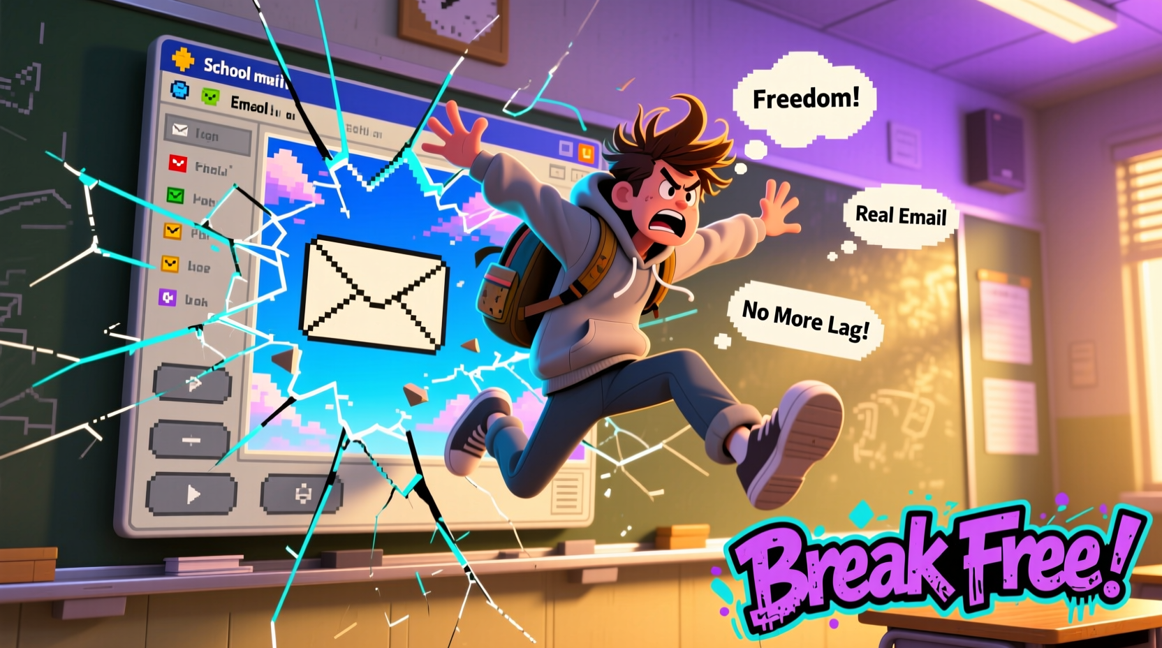 break free from your schools crappy email client