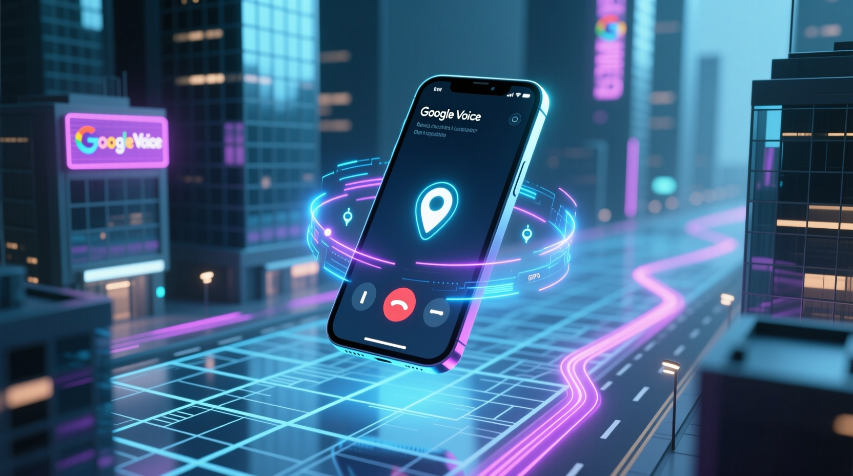synchronize google voice with your gps location