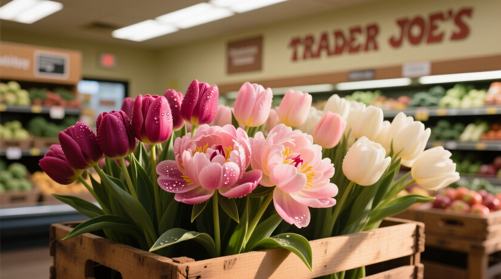 trader joes peony tulips