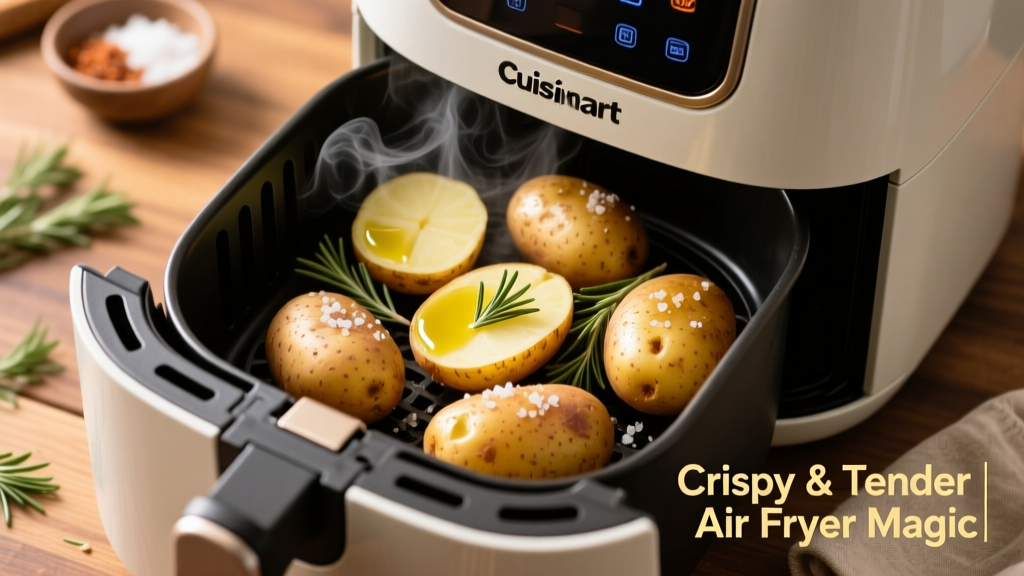 Crispy Baked Potatoes in Cuisinart Air Fryer