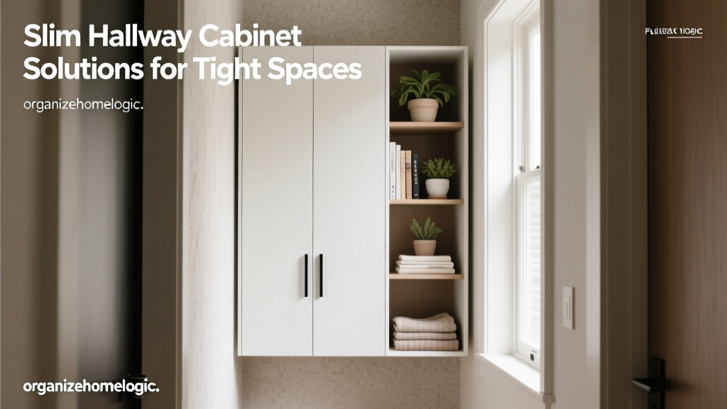 Slim Hallway Cabinet Solutions for Tight Spaces