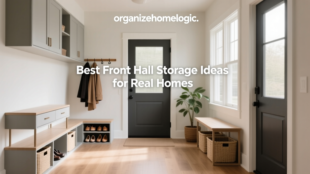 Best Front Hall Storage Ideas for Real Homes