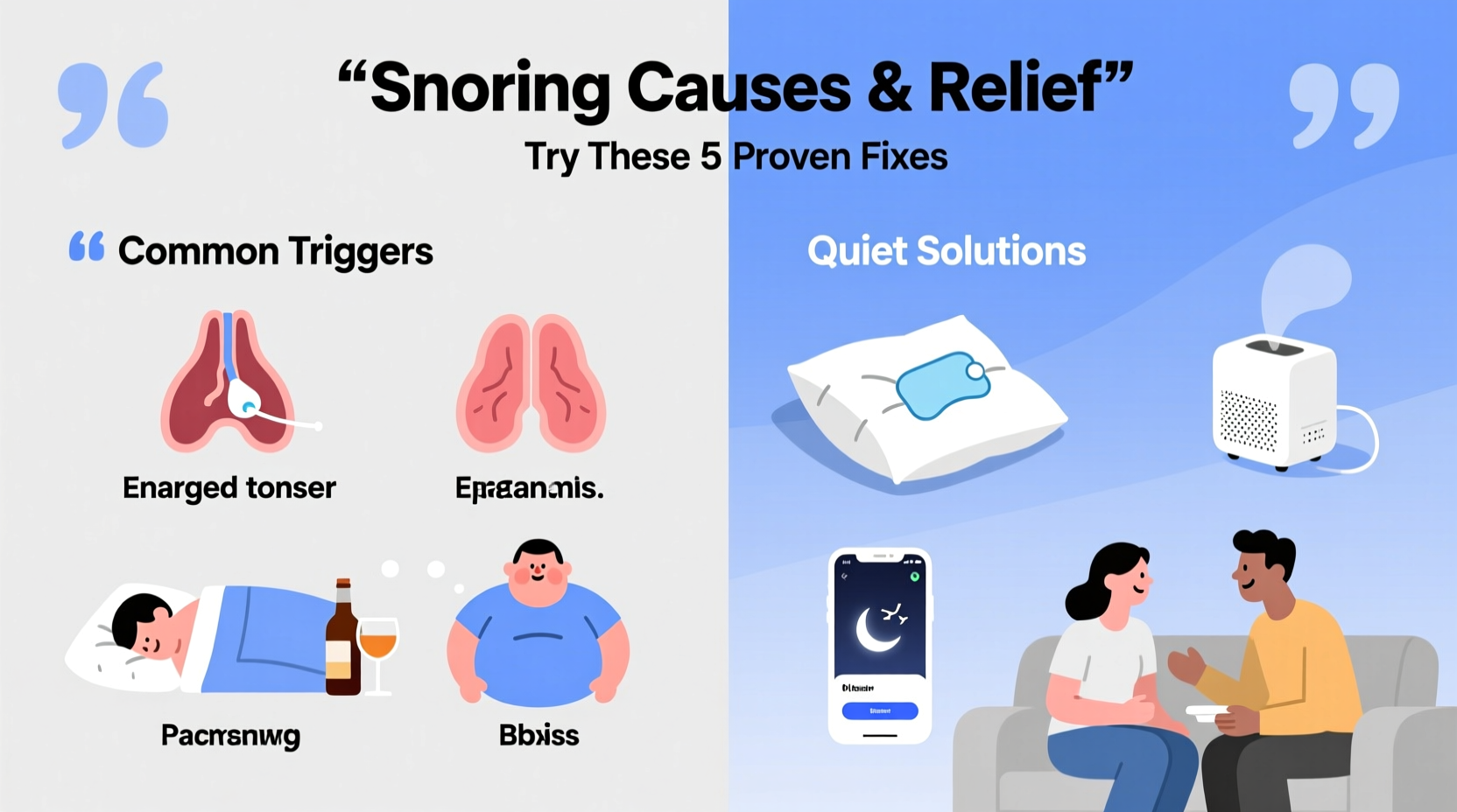 why does my partner snore so loud common triggers and quiet solutions