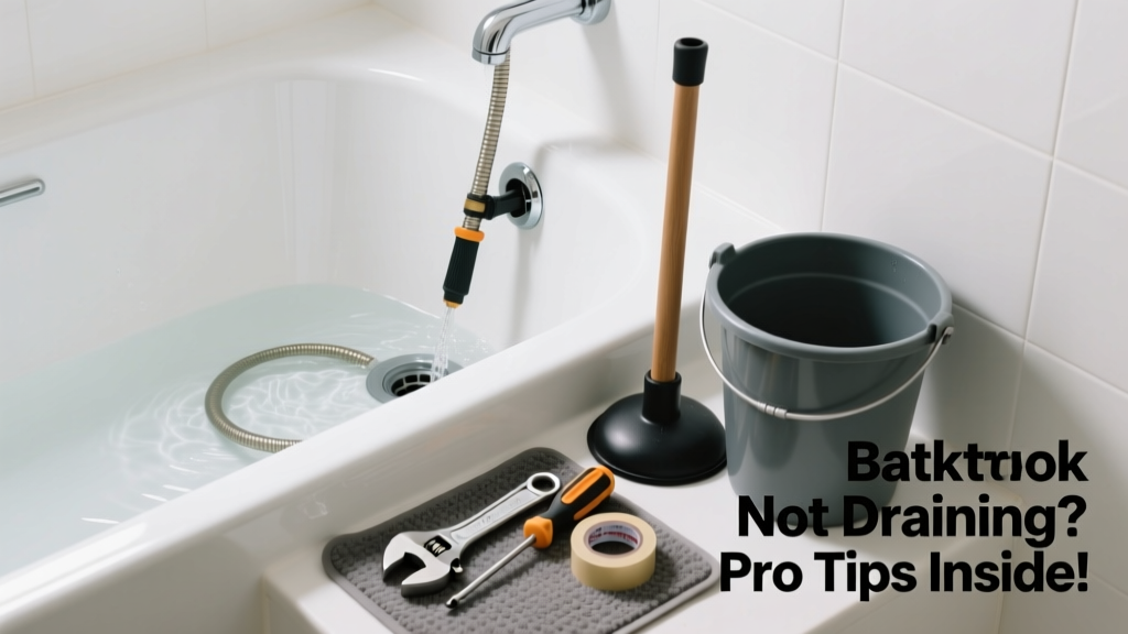 Bathtub Not Draining in Bathroom: Quick Fixes & Pro Tips