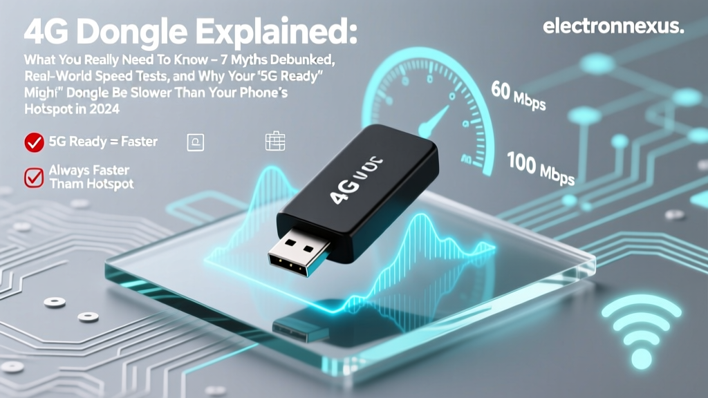 4G Dongle Explained What You Really Need To Know: 7 Myths Debunked, Real-World Speed Tests, and Why Your '5G Ready' Dongle Might Be Slower Than Your Phone’s Hotspot in 2024