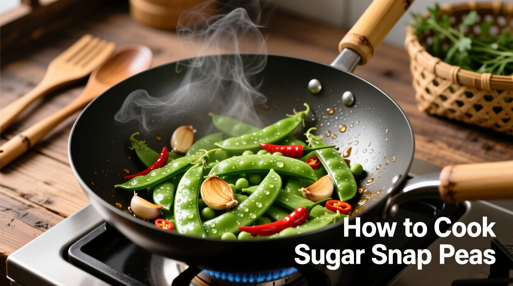 how do you cook sugar snap peas