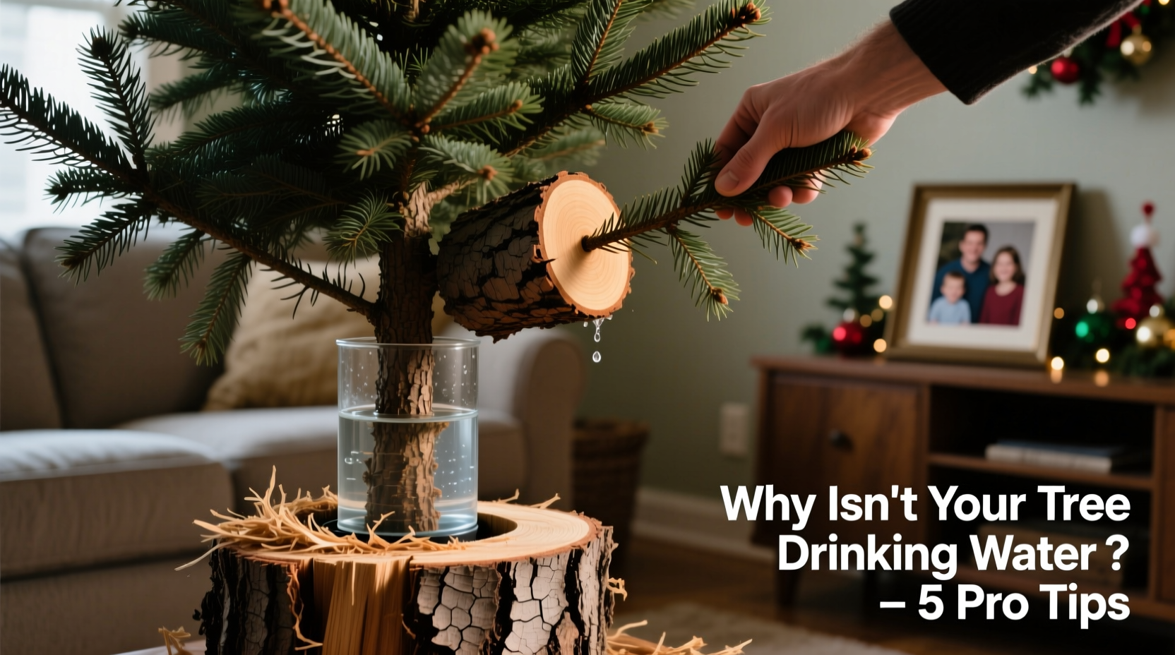 why is my christmas tree not drinking water troubleshooting tips for fresh trees