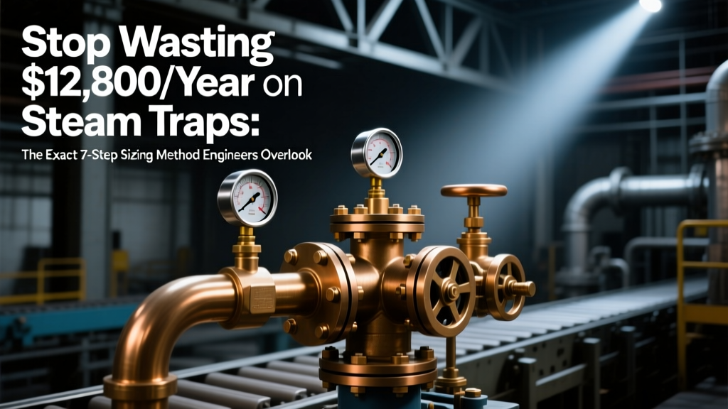 Stop Wasting $12,800/Year on Steam Traps: 7-Step Sizing