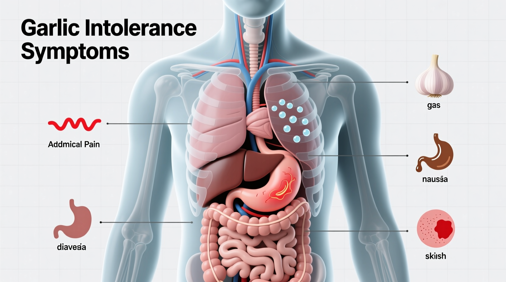 garlic intolerance symptoms