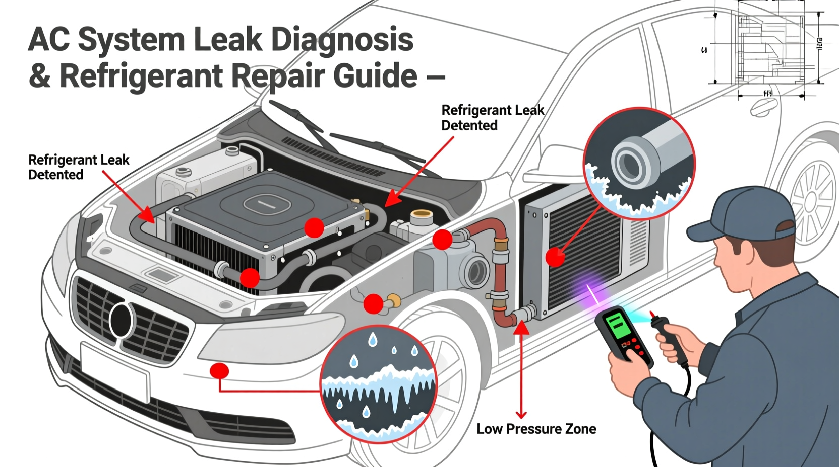 Why Is My Car Ac Blowing Hot Air Common Leaks And Refrigerant Fixes