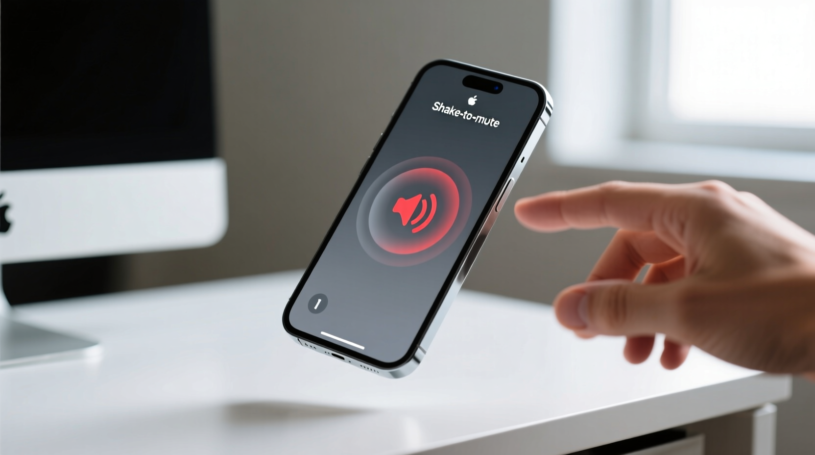 shake2mutecalls silences your ringer when you jostle yo