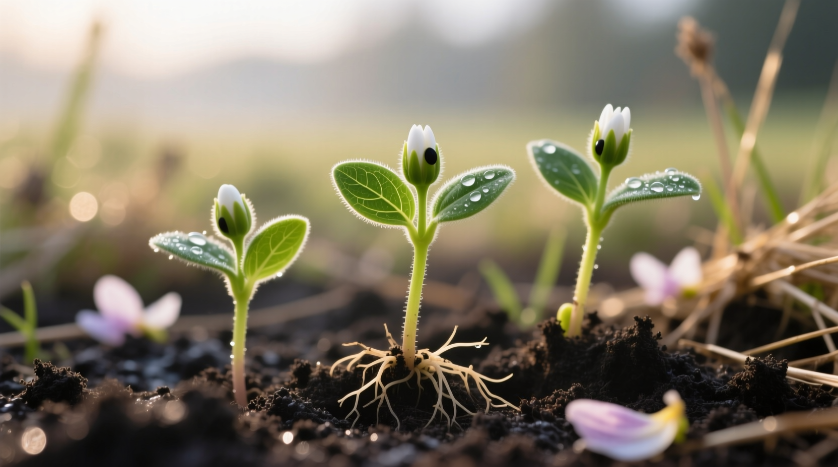 black eyed susan seedlings photo