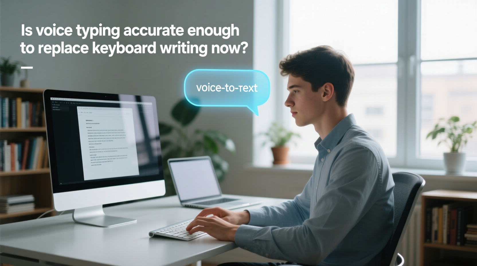 is voice typing accurate enough to replace keyboard writing now