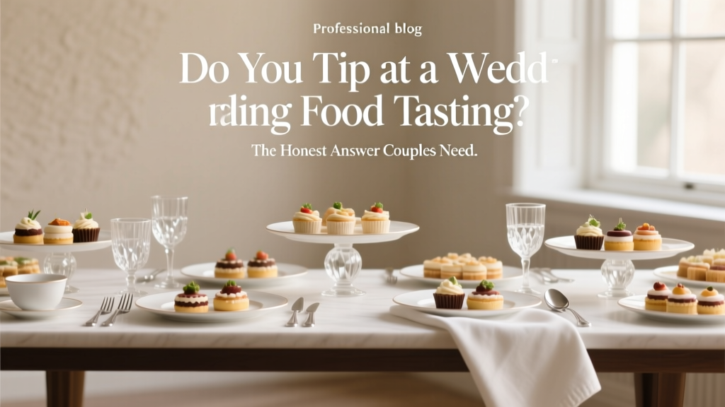Do You Tip at a Wedding Food Tasting? (2026)
