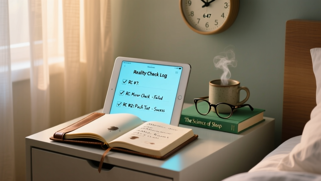 Dream Reality Check Log: Dream Journaling