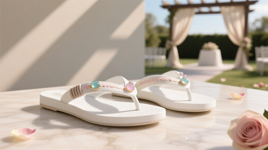 Decorate Wedding Flip Flops: 7 Non-Slip, Sun-Safe Tips