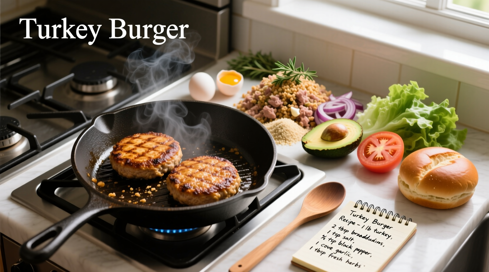 how do i cook turkey burgers