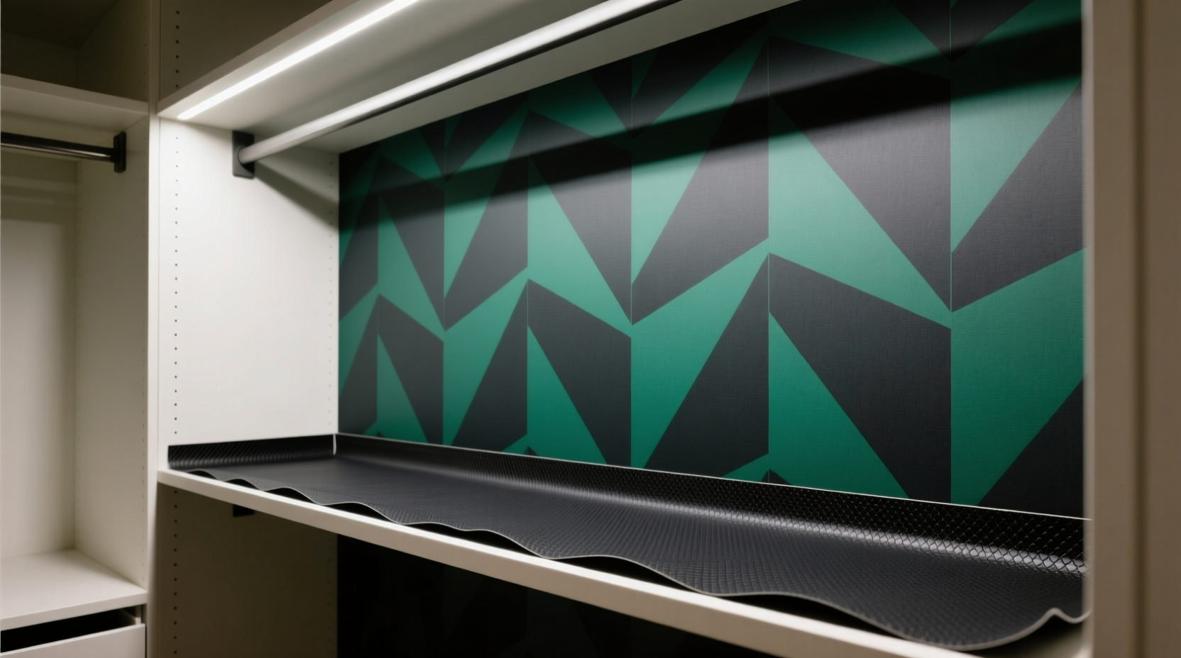 closet shelf liner vs removable wallpaper