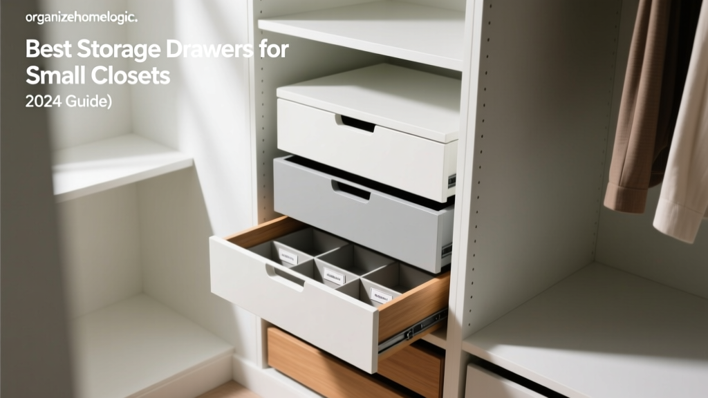 Best Storage Drawers for Small Closets (2024 Guide)