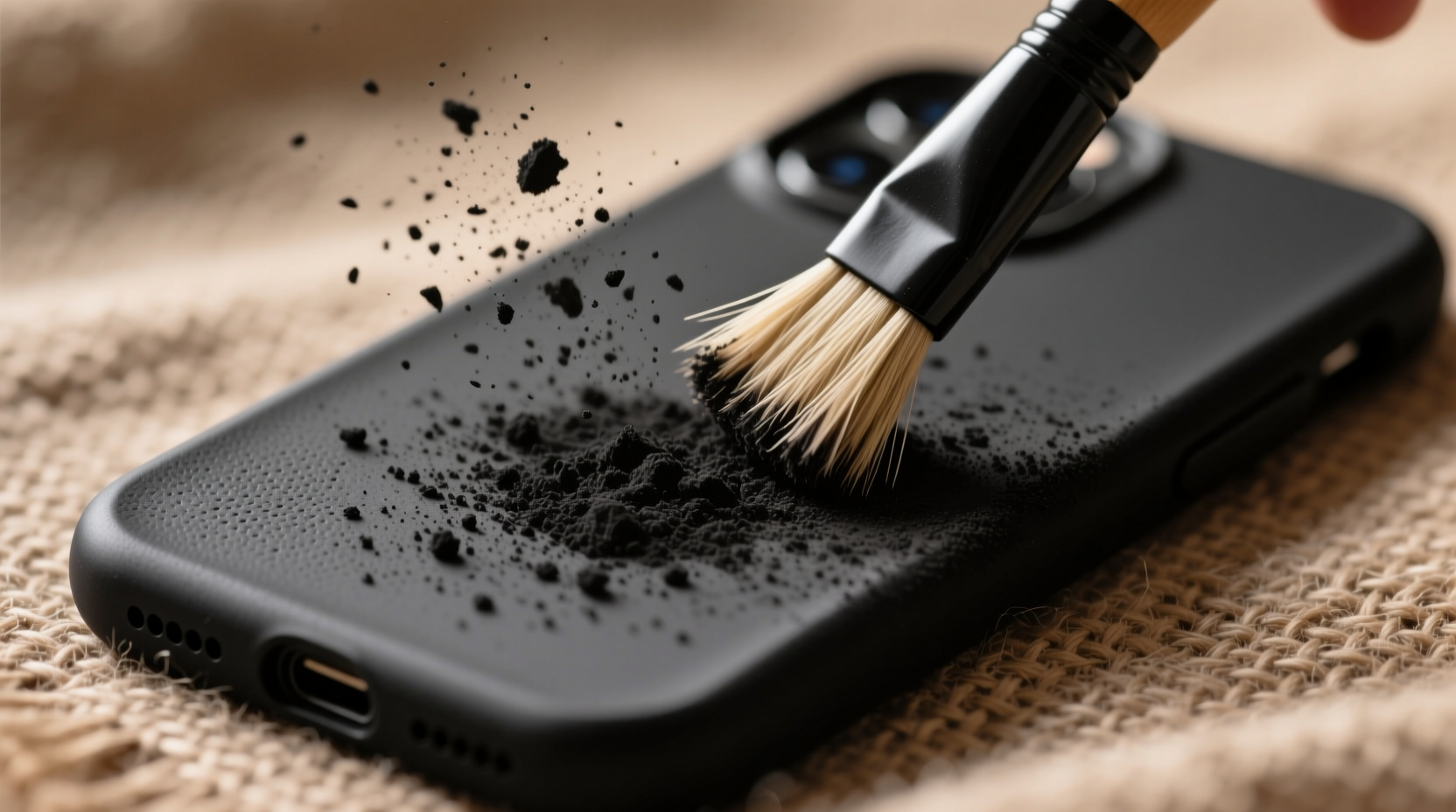 eco friendly cleaning for matte black cases