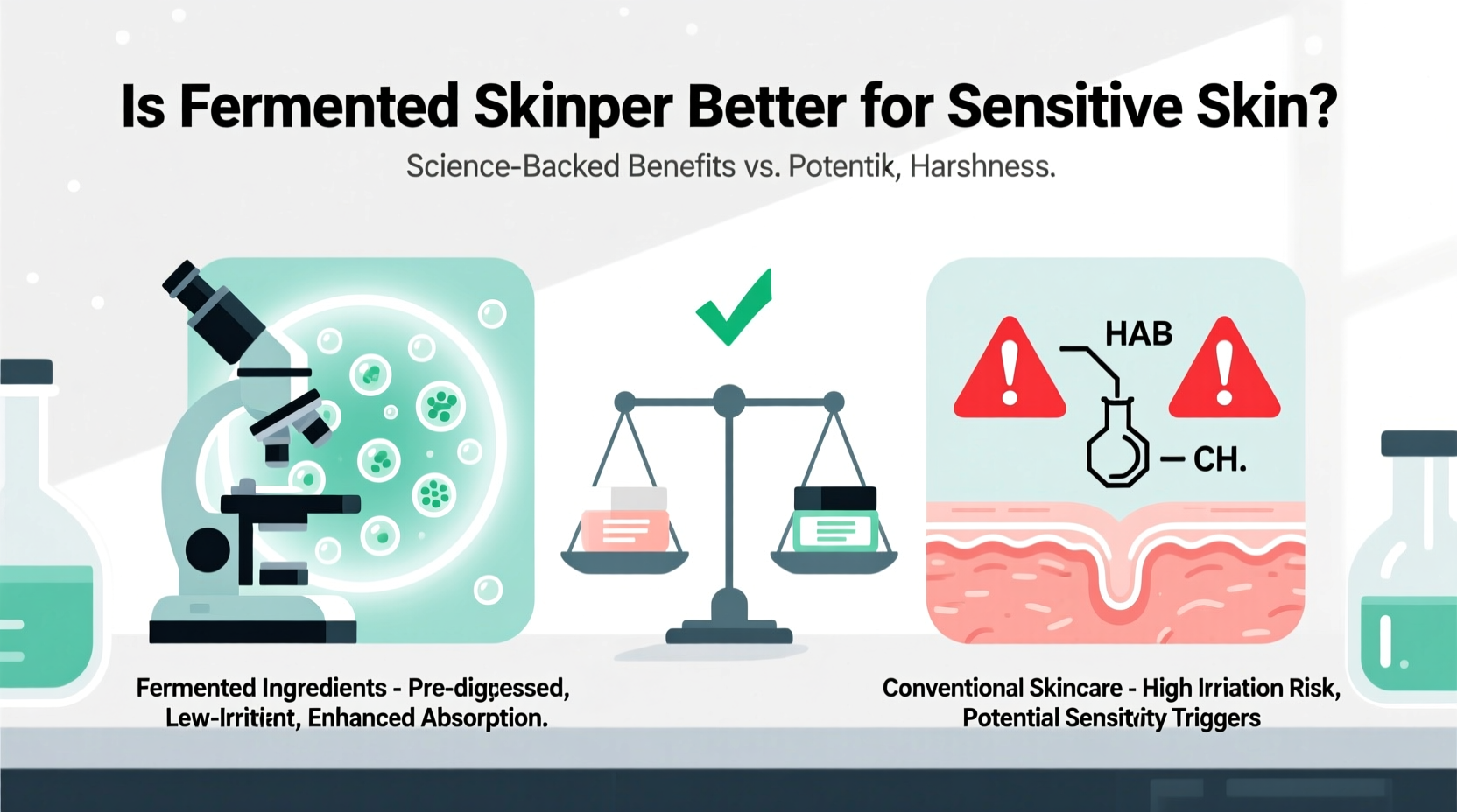 is fermented skincare really better for sensitive skin or too harsh