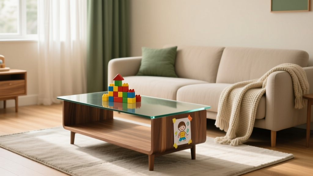 The Best Coffee Table Materials For Families With Kids