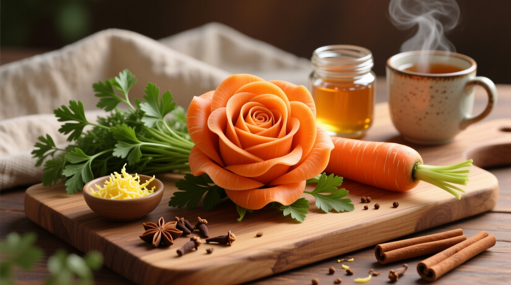 Carrot Rose Recipe: Science-Backed Technique for Edible, Long-Lasting Garnishes
