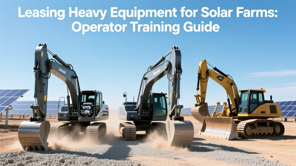 Leasing Heavy Equipment for Solar Farms: Operator Training Guide
