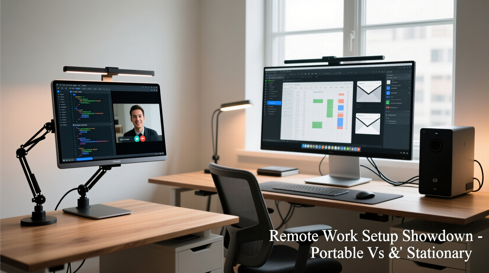 portable monitor vs second screen setup which enhances remote work