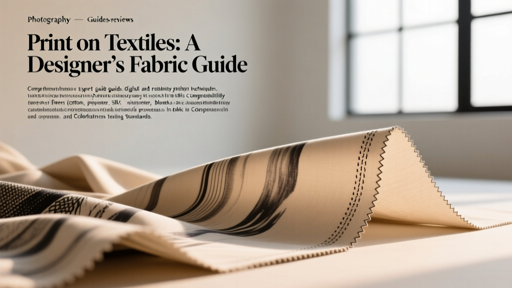Print on Textiles: A Designer’s Fabric Guide