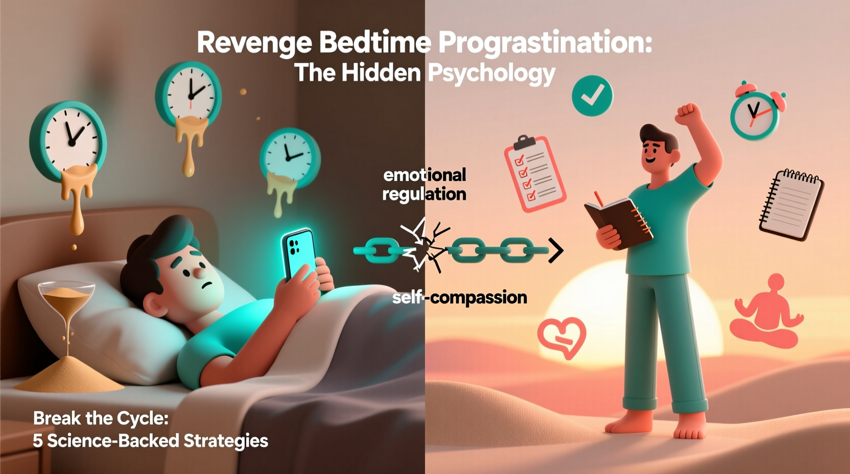 how to stop procrastination revenge bedtime habits and psychology