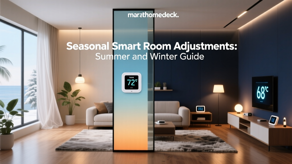 Seasonal Smart Room Adjustments: Summer and Winter Guide