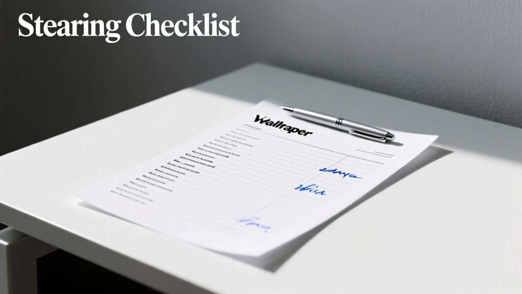 The Steering Checklist: A Mechanic’s Field-Tested Routine for Safety, Precision, and Longevity