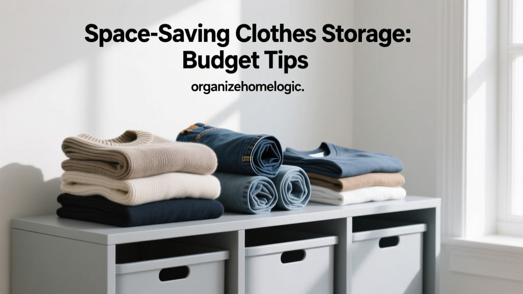 Space-Saving Clothes Storage: Budget Tips