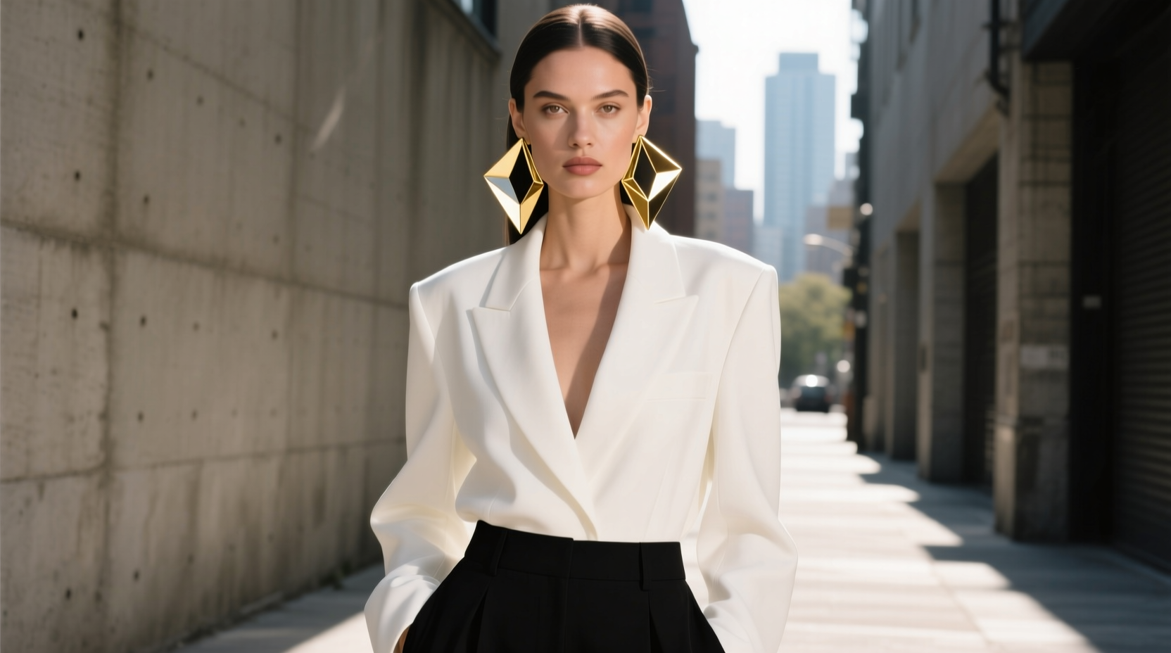 how to pair bold earrings with minimalist outfits without overdoing it