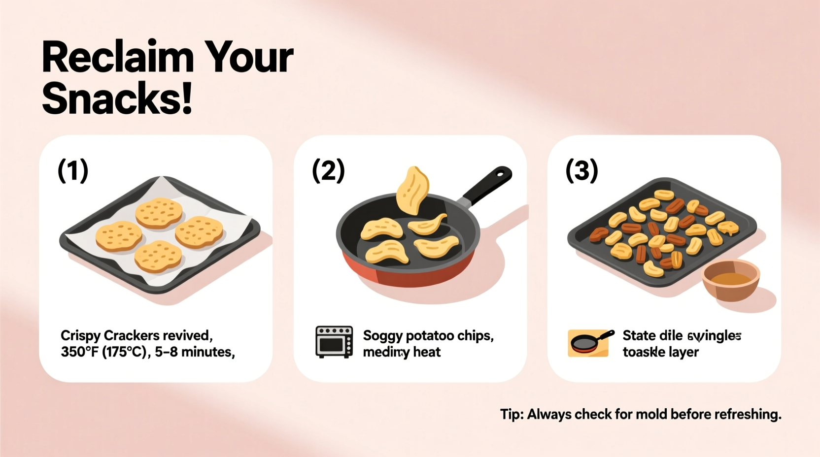 how to refresh stale crackers chips and snacks without throwing them out