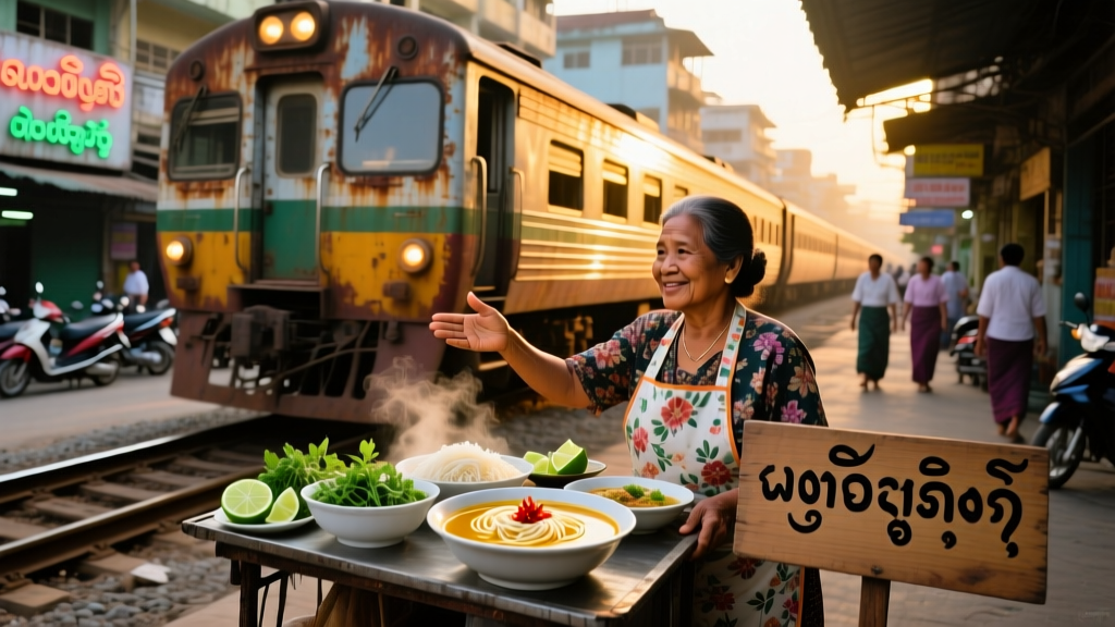 Yangon Street Food Mohinga: The Soul of Myanmar’s National Dish on the Sidewalk
