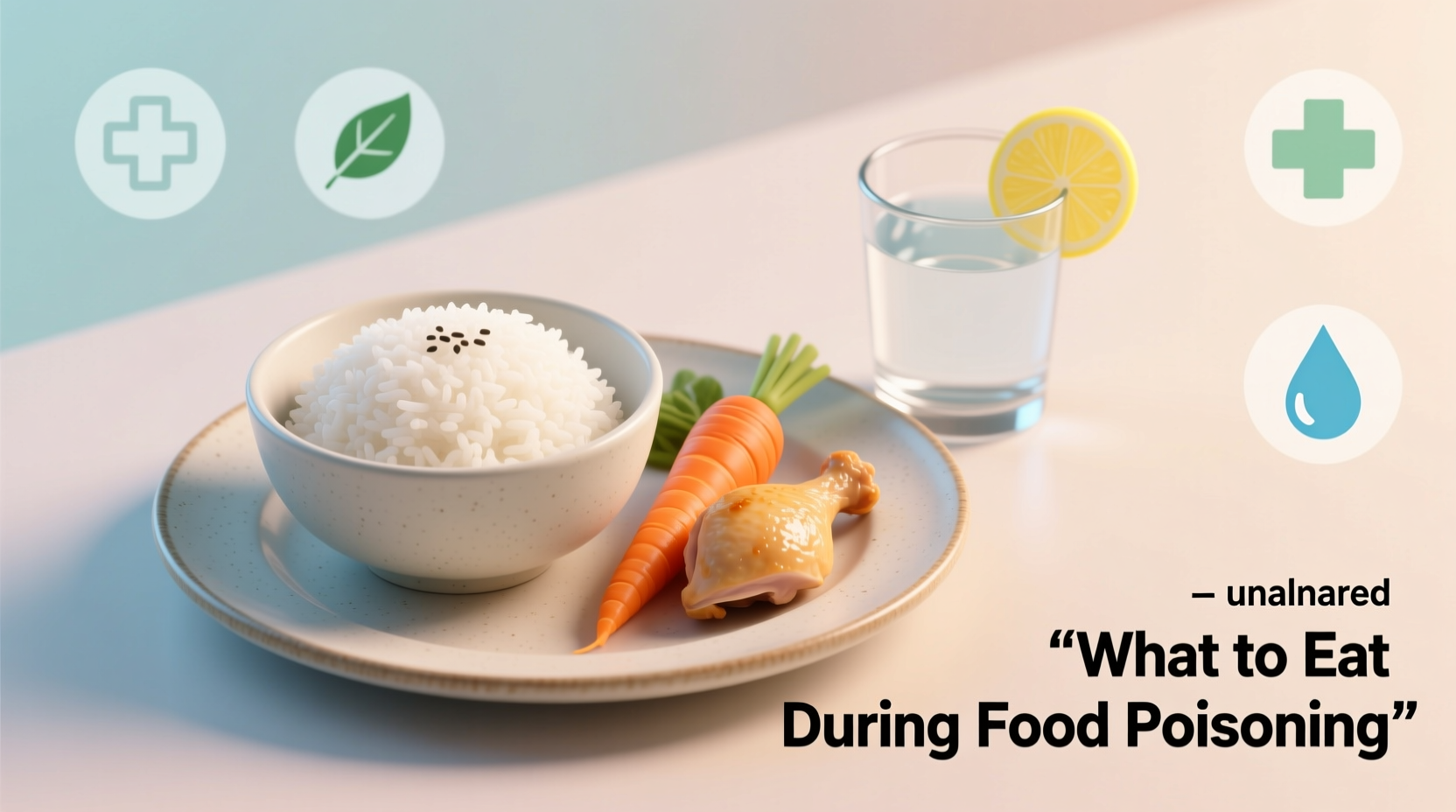 what to eat during food poisoning