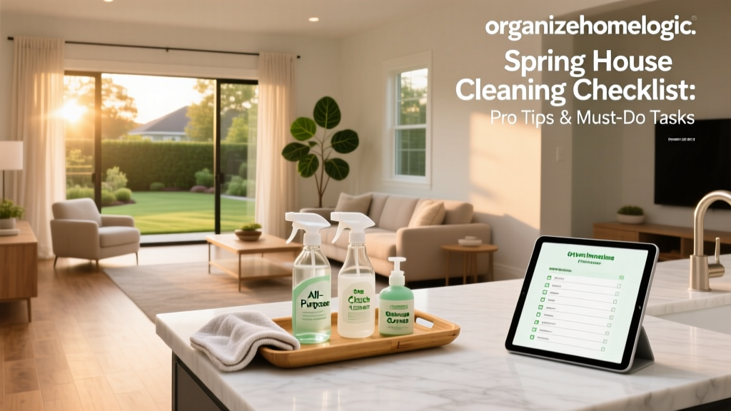 Spring House Cleaning Checklist: Pro Tips & Must-Do Tasks