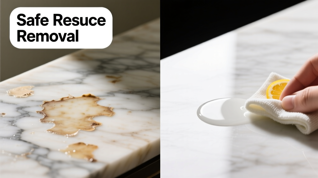 How to Remove Sticker Residue from Marble Safely