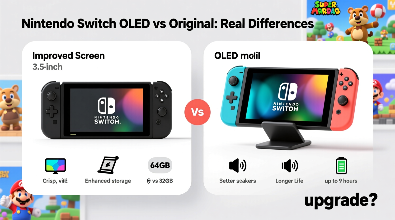 is the nintendo switch oled worth upgrading from the original model real differences